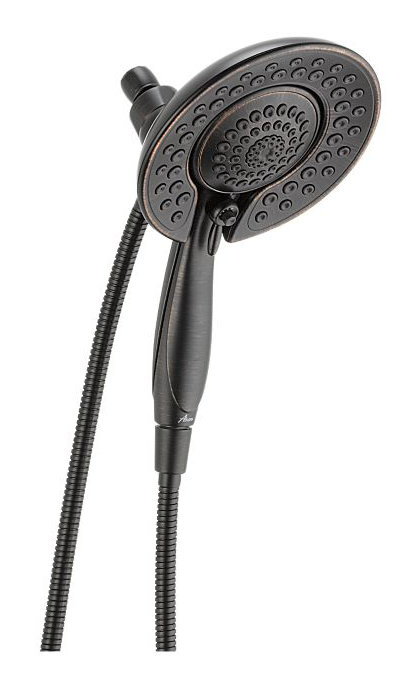 Universal Showering Components Full/Standard Dual Shower Head, Venetian Bronze