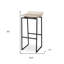 Chaise de bar 31 po