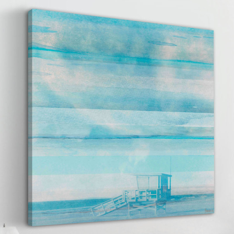 «Life Guard Shack» par Parvez Taj, impression sur toile tendue, H 40 po x l 40 po x P 1,5 po