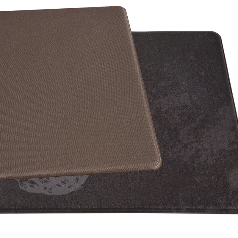 Tapis anti-fatigue Agosto Welcome, Rectangle 1 pi 6 po x 3 pi 11 po, Noir