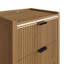 48cm W Manufactured Wood Bedside Table
