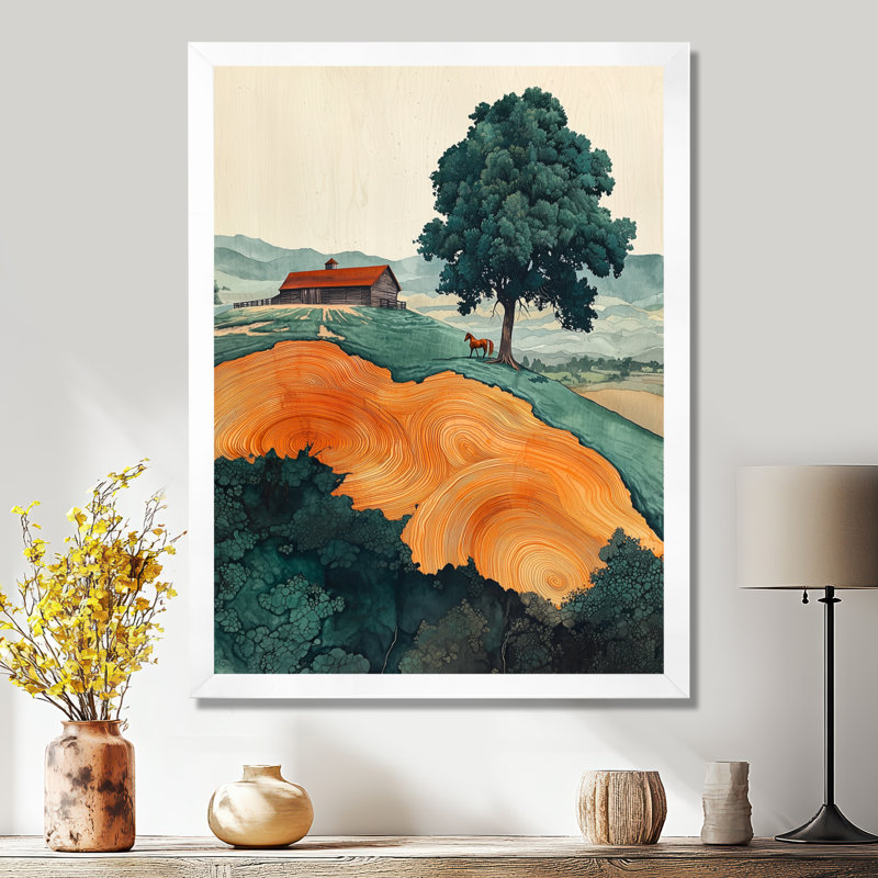 Nailwell - Animals Wall Decor, 20" H x 12" W, Single Picture Framed Print, White