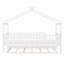 Lit simple en bois avec couchette simple, blanc (OLD SKU: WF302178AAK)