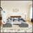 108" Cloud Sectional Couch With L-Shape Chaise-1732115332