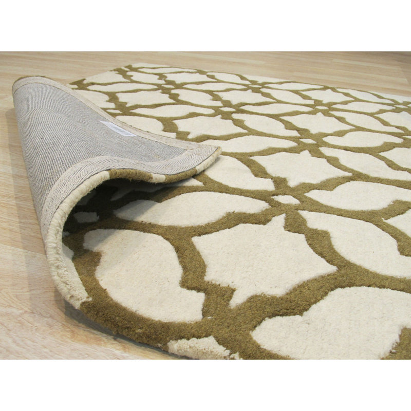Hand Tufted Wool Geometric Area Rug