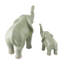 Ensemble de figurine 2 pièces maternelle éléphant celadon Adley