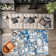 Strausstown Marbled Abstract Dark Gray/Blue Rug