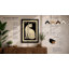 Cat Art Deco - Framed Print-357940326-357940324