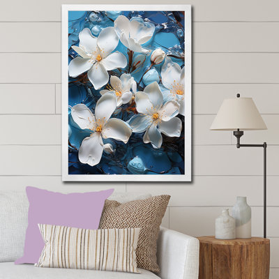 " Tropical White Plumeria Beauty "