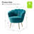 Hendrix Velvet Accent Chair-2000282782