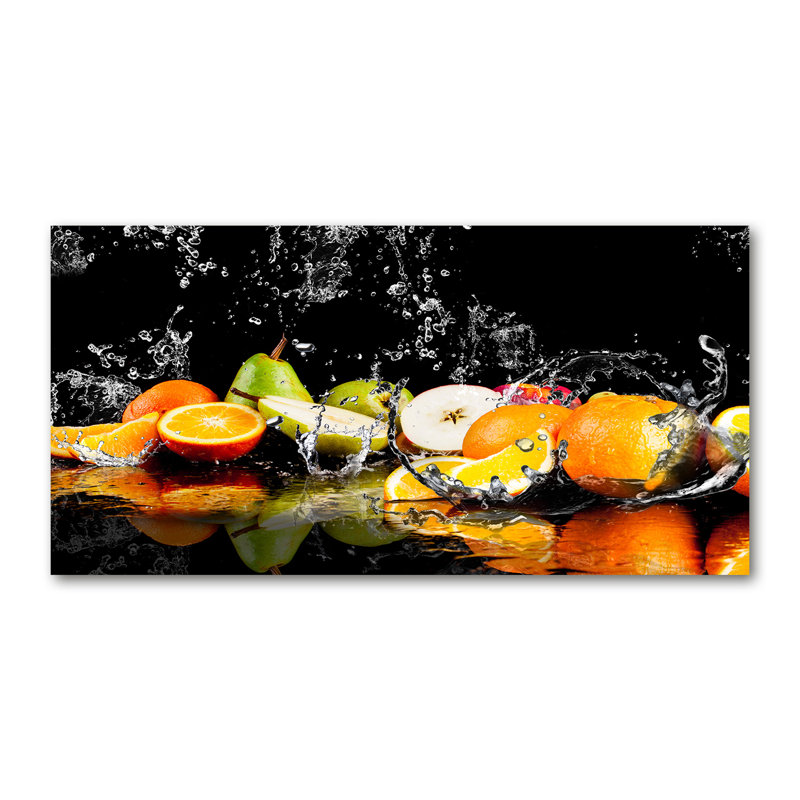 Fruit And Water - Wrapped Canvas Print