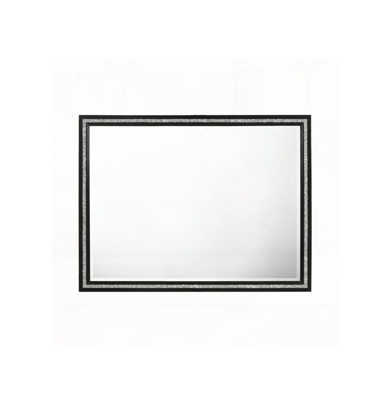 Black Finish Mirror