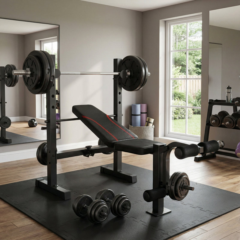 9-In-1 Premium Weight Bench With Leg Extension & Curl System - Complete Foldable Home Gym Solution