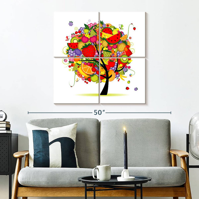 Harnek arbre de fruits abondants, H 32 po x l 32 po