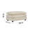 Beige Chenille With Support - Compatible 2, 3, 4 Seater Sofas Fabric Breathable And For Long-Term Use