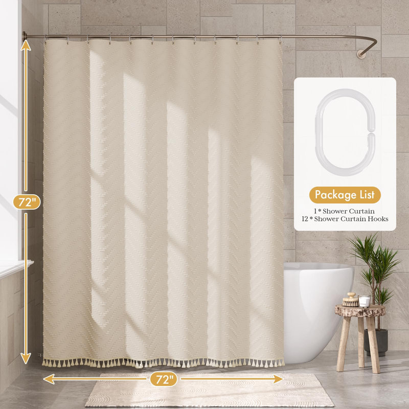 Rideau de douche Boho Farmhouse