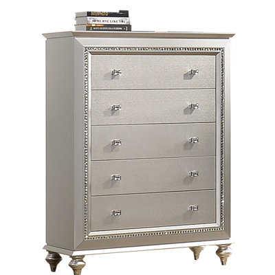 Lundt 39'' W 5 - Drawer Dresser