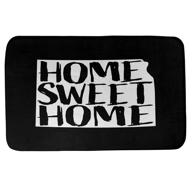 Tapis pour salle de bain kansas doux, l 17 po x L 21 po, Noir