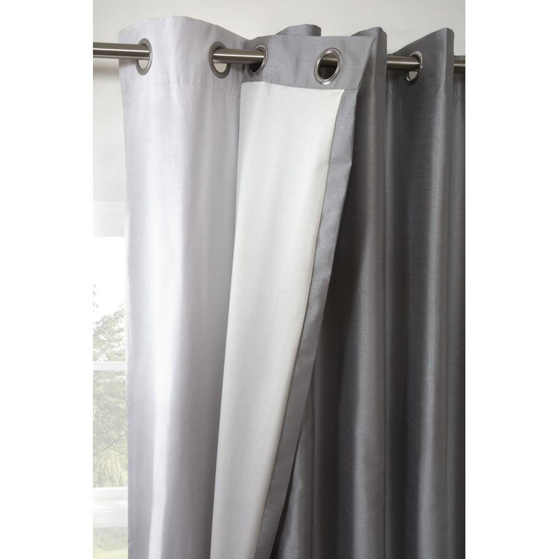 Walhame Blackout Curtain Pair, Width 137cm x Drop 175cm