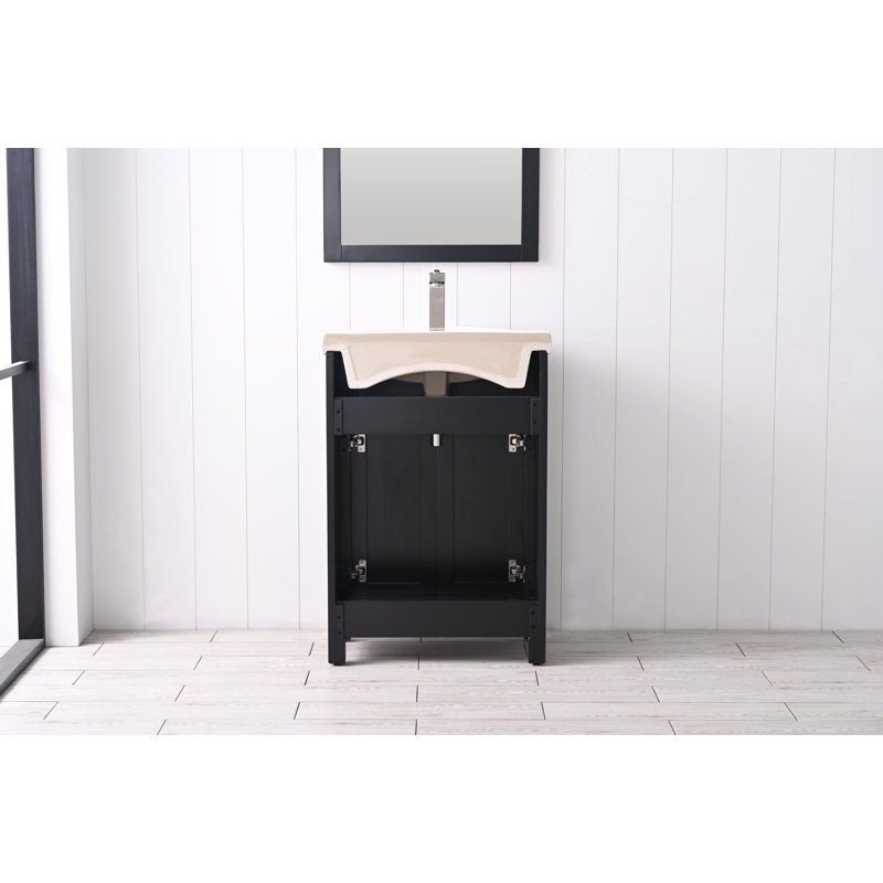 Ensemble de meuble-lavabo simple 24 po Carolyn, Espresso