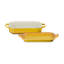 Le Creuset Stoneware Shallow Rectangular Dish With Platter Lid, 3 Qt. - Nectar