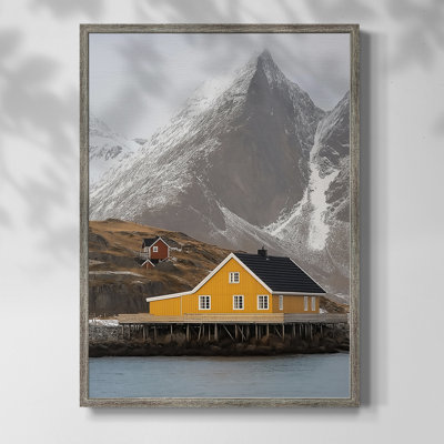 «LANDSCAPES Series XLIX», reproduction encadrée - bois massif