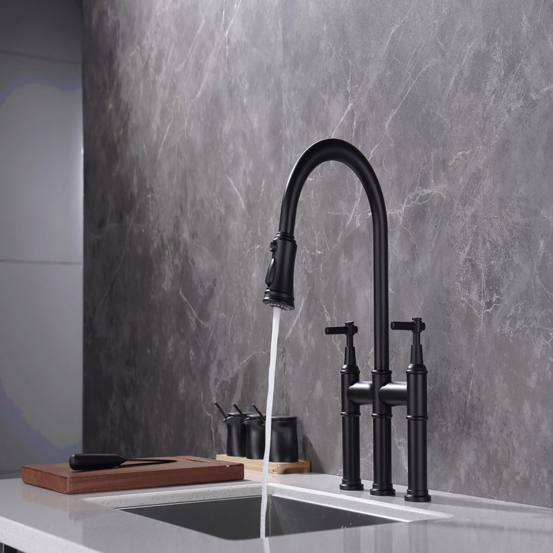 Kitchen Faucet With Pull-Down Sprayhead, Spot Resistant