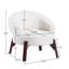 Fauteuil d'appoint de style Mid-Century de 25,98 po avec pieds en bois massif Debbera-718744642