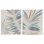 Ensemble de 2 feuilles tropicales Harmony Leaves, design par Hannah Dawson