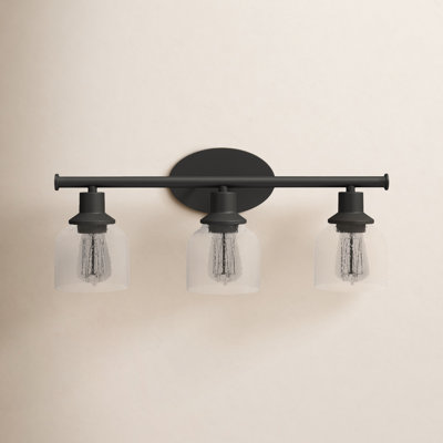 3 Light Seeded Dimmable Vanity Light