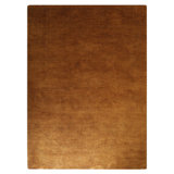 Kenshawn HAND KNOTTED LOOM WOOL ECO-FRIENDLY AREA RUGS - Orange Color | Solid Design