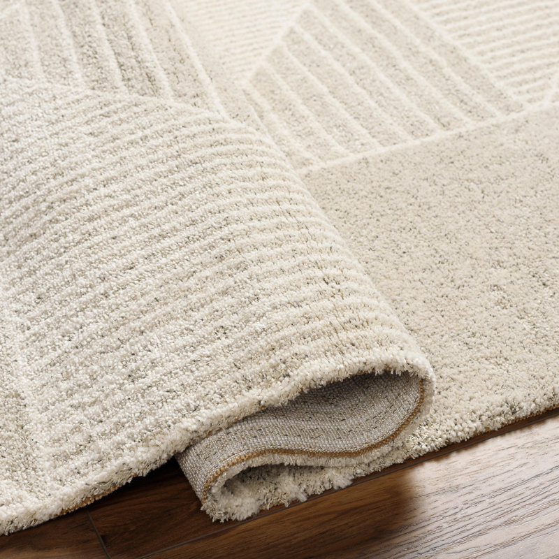 Geometric Indoor Rug, Rectangle 4'3" x 5'11"