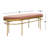 Velvet Upholstered Bench-1953024153