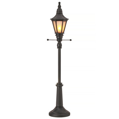 24" Led/Bty/Tmr Standing Lamp Post