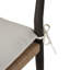 Aluminum Outdoor Dining Side Chair with Cushion