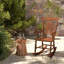 Chaise berçante d'extérieur, chaise berçante avec haut dossier-708632269