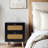 2-Drawers  Rattan Nightstand