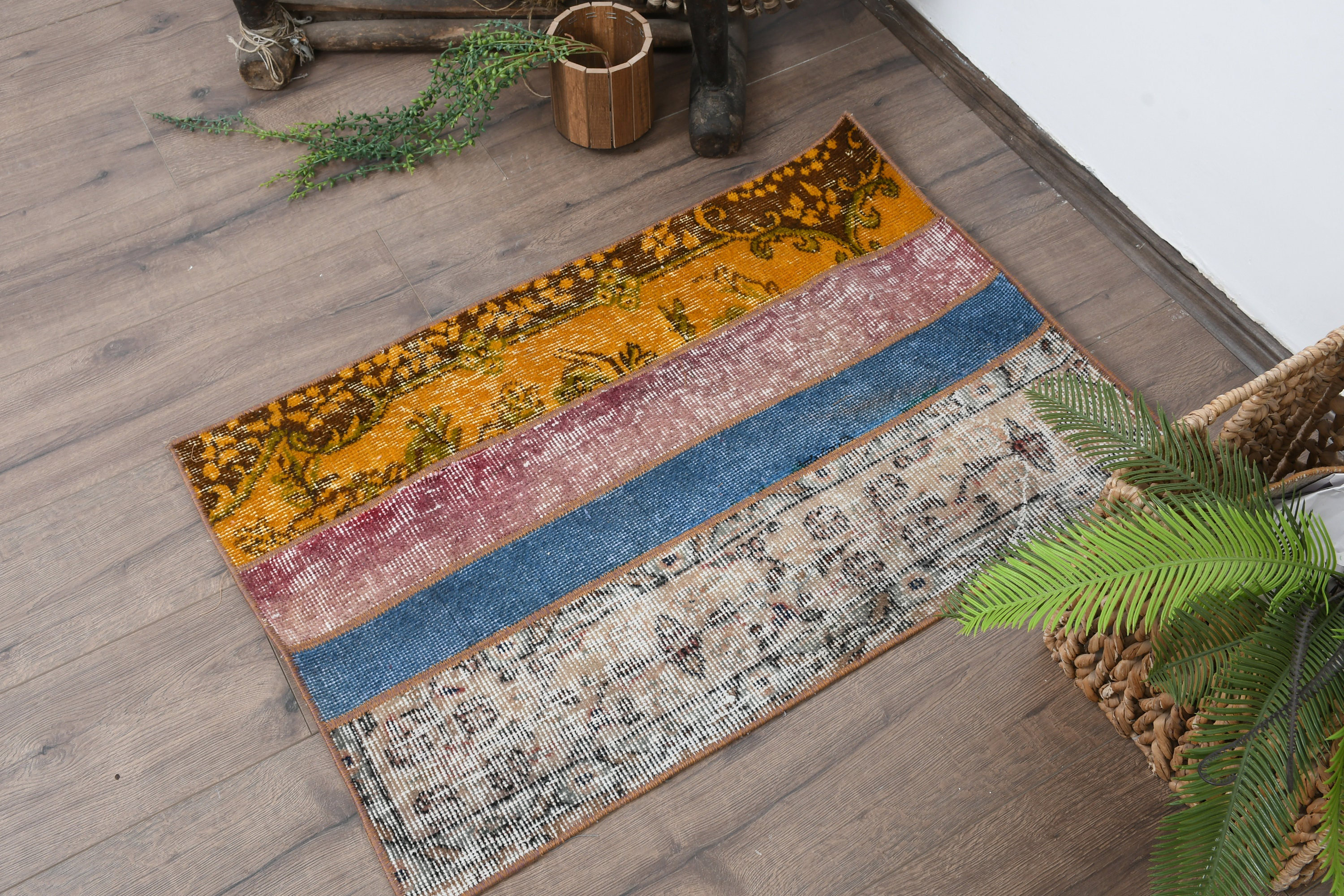 32x24 Rug Bungalow Rose 24x36 Inch Bohemian Striped Rug, Beige Small Rug | Wayfair