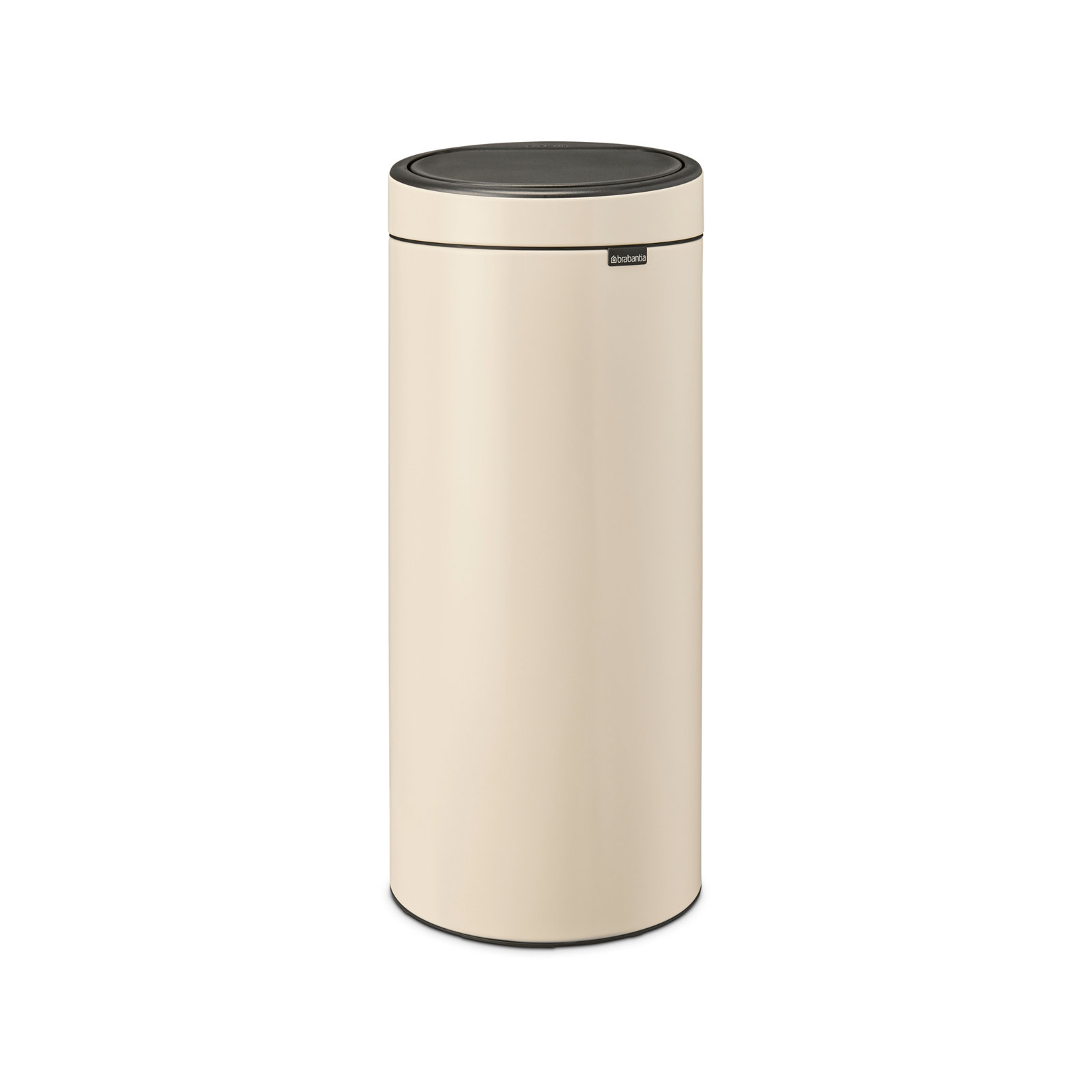 Brabantia 8 Gallon Touch Top Trash Can, Soft Beige