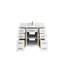 Ensemble de meuble-lavabo simple 42 po-75049315