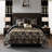 Mollybee 9 Piece Striped Polyester Comforter Set-1882730057-1882219173