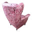Alyah Velvet Wingback Chair