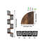 Iron Corner Shelf