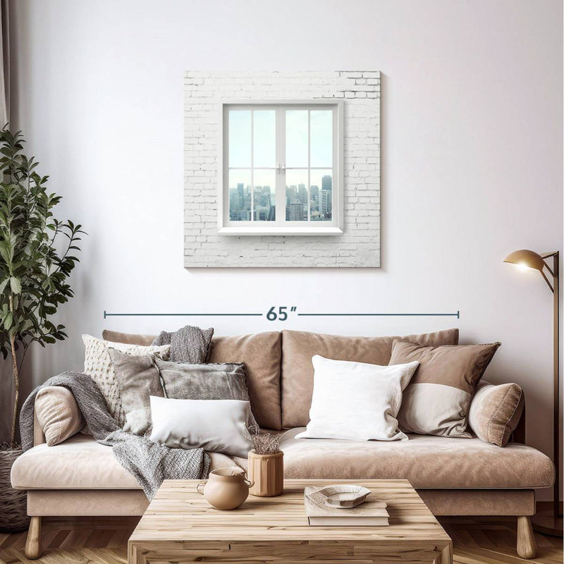 Lilie fenêtre pour effacer l'horizon, H 36 po x l 36 po
