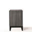Weathered Grey 2-Drawer Nightstand