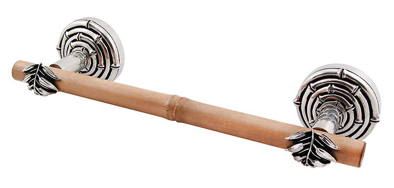 Palmaria Towel Bar, Antique Silver, 2.63" x 32.63"