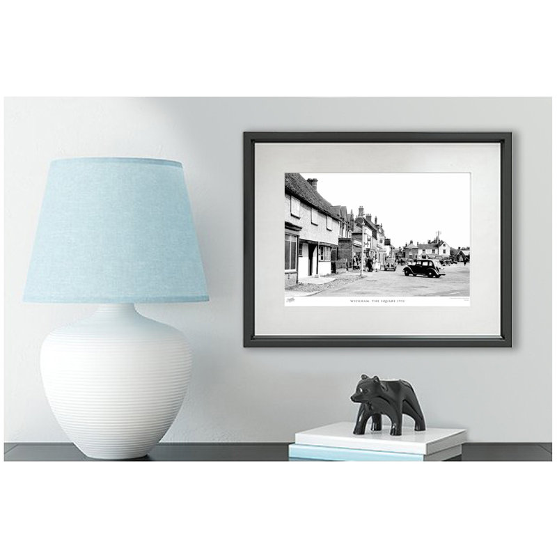 Wickham, The Square 1951 by Francis Frith - Single Picture Frame Print, 45cm H x 60cm W x 2.3cm D