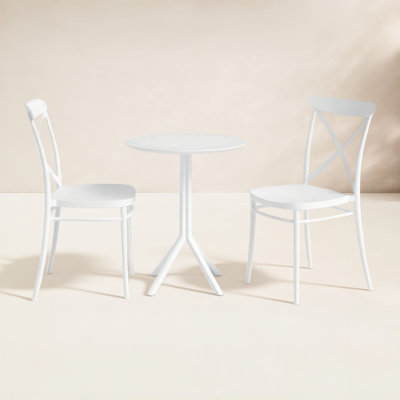 Farrah 24'' Round 2-Person Bistro Set