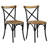 Cross Chairs Solid Mango Wood-64057525-12651983