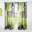 Panneau de rideau semi-transparent avec passe-tringle-80631303